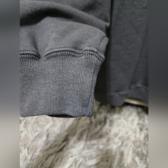 Hollister Lake Geneva Oversized Crew Neck Sweatshirt Charcoal Gray XL - Picture 5 of 8